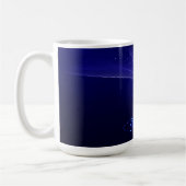 SlipperyJoe digital gerenderte Weihnachtsbaumbeau Kaffeetasse (Links)