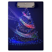 SlipperyJoe digital gerenderte Weihnachtsbaumbeau Klemmbrett (Vorderseite)