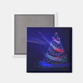SlipperyJoe digital gerenderte Weihnachtsbaumbeau Magnet (Vorderseite/Rückseite)