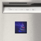 SlipperyJoe digital gerenderte Weihnachtsbaumbeau Magnet (In Situ (Geschirrspüler))