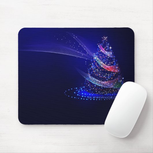 SlipperyJoe digital gerenderte Weihnachtsbaumbeau Mousepad (Mit Mouse)
