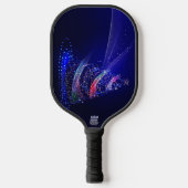 SlipperyJoe digital gerenderte Weihnachtsbaumbeau Pickleball Schläger (Vorderseite)
