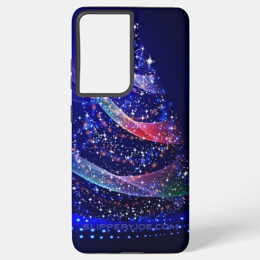 SlipperyJoe digital gerenderte Weihnachtsbaumbeau Samsung Galaxy Hülle (Rückseite)