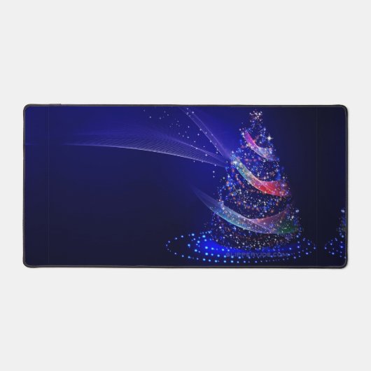 SlipperyJoe digital gerenderte Weihnachtsbaumbeau Schreibtischunterlage (Vorderseite)