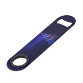 SlipperyJoe digital gerenderte Weihnachtsbaumbeau Speed Flaschenöffner (Vorderseite Schrägansicht)