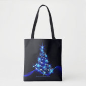 SlipperyJoe digital gerenderte Weihnachtsbaumbeau Tasche (Vorderseite)