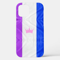 SlipperyJoe Drag Pride Flag lila blaue Krähe