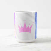 SlipperyJoe Drag Pride Flag lila blaue Krähe Kaffeetasse (Mittel)