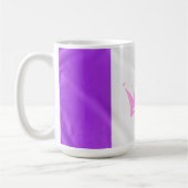 SlipperyJoe Drag Pride Flag lila blaue Krähe Kaffeetasse (Links)