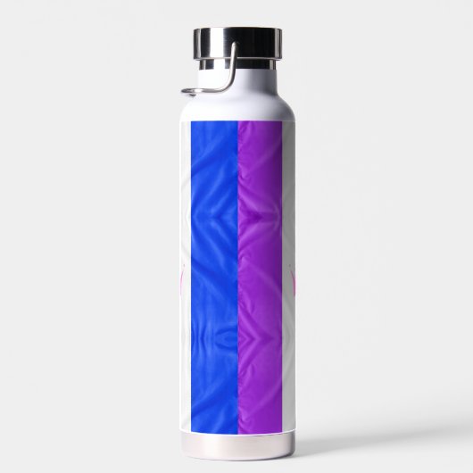 SlipperyJoe Drag Pride Flag lila blaue Krähe Trinkflasche (Rechts)