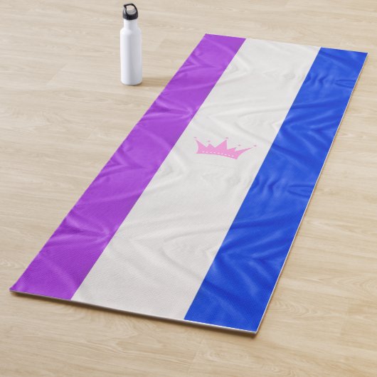 SlipperyJoe Drag Pride Flag lila blaue Krähe Yogamatte (Beispiel)