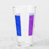 SlipperyJoe Drag Pride Flag lila-weiß-blau Sequ Glas (Links)