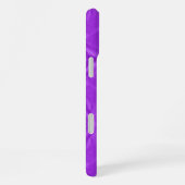 SlipperyJoe Drag Pride Flag lila-weiß-blau Sequ iPhone Hülle (Rechte Seite)