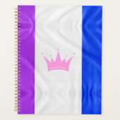 SlipperyJoe Drag Pride Flag lila-weiß-blau Sequ Planer (Vorderseite)