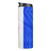 SlipperyJoe Drag Pride Flag lila-weiß-blau Sequ Thermosbecher (Nach rechts gedreht)