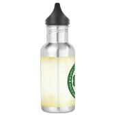 SlipperyJoe feiert Saint Patrick's Day Iris Edelstahlflasche (Links)