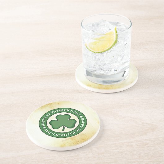 SlipperyJoe feiert Saint Patrick's Day Iris Getränkeuntersetzer (Seite)