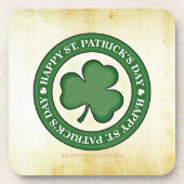 SlipperyJoe feiert Saint Patrick's Day Iris Getränkeuntersetzer (Vorderseite)