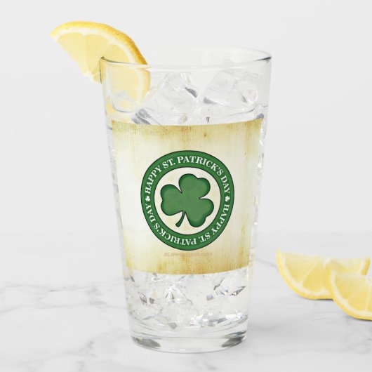 SlipperyJoe feiert Saint Patrick's Day Iris Glas (Vorderseite Ice)