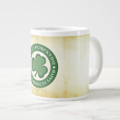 SlipperyJoe feiert Saint Patrick's Day Iris Jumbo-Tasse (Vorderseite Rechts)
