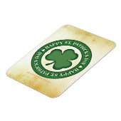 SlipperyJoe feiert Saint Patrick's Day Iris Magnet (Linke Seite)