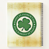 SlipperyJoe feiert Saint Patrick's Day Iris Notizblock (Rückseite)