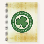 SlipperyJoe feiert Saint Patrick's Day Iris Notizblock (Vorderseite)