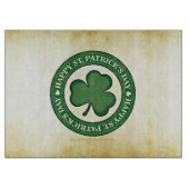 SlipperyJoe feiert Saint Patrick's Day Iris Schneidebrett (Vorderseite)