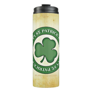 SlipperyJoe feiert Saint Patrick's Day Iris Thermosbecher