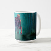 SlipperyJoe furchteinflößende Zombie-Figur isolier Kaffeetasse (VorderseiteRechts)