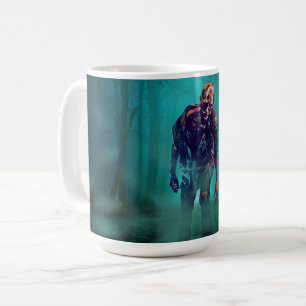 SlipperyJoe furchteinflößende Zombie-Figur isolier Kaffeetasse