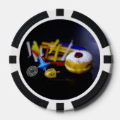 SlipperyJoe Hanukkah symbolic still life holiday e Pokerchips (Vorderseite)