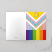 SlipperyJoe Intersex Progress Flag Regenbogen (Äußere Ablage)