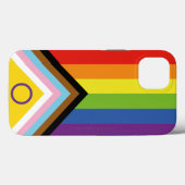 SlipperyJoe Intersex Progress Flag Regenbogen Case-Mate iPhone Hülle (Rückseite (Horizontal))