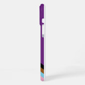 SlipperyJoe Intersex Progress Flag Regenbogen iPhone Hülle (Linke Seite)