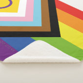 SlipperyJoe Intersex Progress Flag Regenbogen Sherpadecke (3/4)