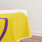 SlipperyJoe Intersex Progress Flag Regenbogen Tischdecke (Beispiel)