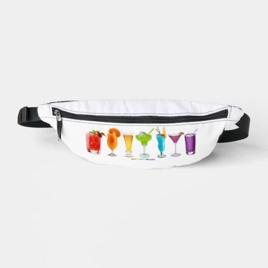 SlipperyJoe jubelt Alkoholcocktails LGBTQIA Gay Bauchtasche (Vorderseite)