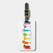 SlipperyJoe jubelt Alkoholcocktails LGBTQIA Gay Gepäckanhänger (Vorderseite vertikal)