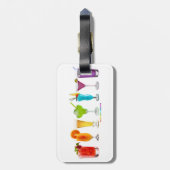 SlipperyJoe jubelt Alkoholcocktails LGBTQIA Gay Gepäckanhänger (Rückseite vertikal)