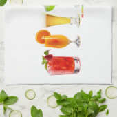 SlipperyJoe jubelt Alkoholcocktails LGBTQIA Gay Geschirrtuch (Gefaltet)