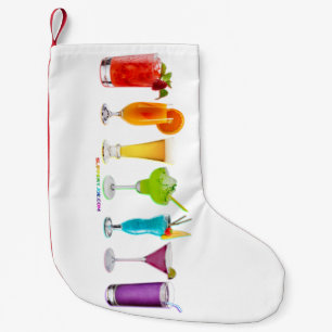 SlipperyJoe jubelt Alkoholcocktails LGBTQIA Gay Kleiner Weihnachtsstrumpf