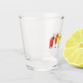 SlipperyJoe jubelt Alkoholcocktails LGBTQIA Gay Schnapsglas (Links)