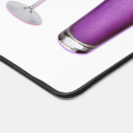 SlipperyJoe jubelt Alkoholcocktails LGBTQIA Gay Schreibtischunterlage (Ecke)