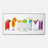 SlipperyJoe jubelt Alkoholcocktails LGBTQIA Gay Schreibtischunterlage (Tastatur & Maus)
