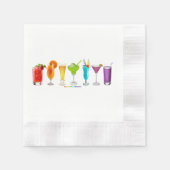 SlipperyJoe jubelt Alkoholcocktails LGBTQIA Gay Serviette (Vorderseite)