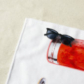 SlipperyJoe jubelt Alkoholcocktails LGBTQIA Gay Strandtuch (Beispiel)