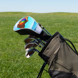 SlipperyJoe lebendiger Regenbogen-Verlauf Herz int Golf Headcover