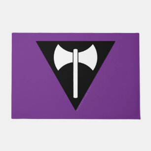 SlipperyJoe lesbische Pride-Flagge mächtiges schwu Fußmatte