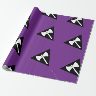 SlipperyJoe lesbische Pride-Flagge mächtiges schwu Geschenkpapier